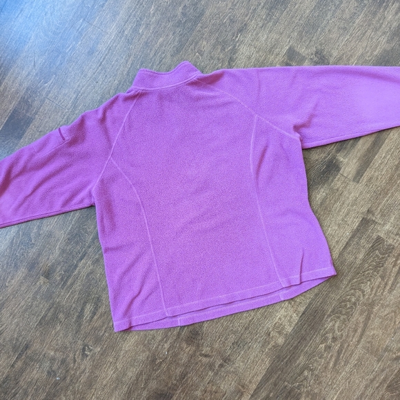 L.L.Bean Pink Pullover Fleece Base layer XL - Picture 5 of 6